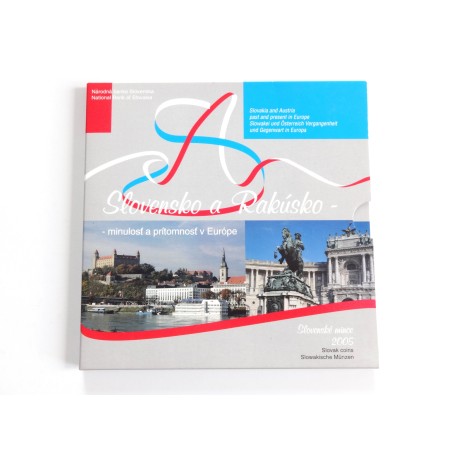 Sada oběžných mincí Slovenská republika / 2005 / Slovensko a Rakúsko