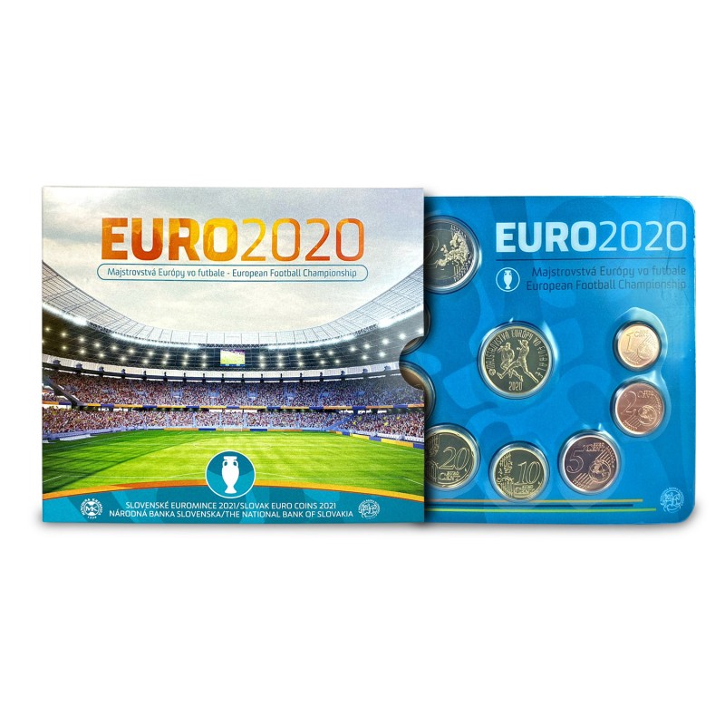 Sada oběžných mincí Slovenská republika / 2021 / ME ve fotbale
