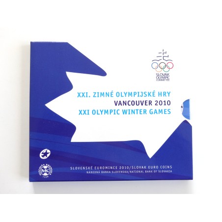Sada oběžných mincí Slovenská republika / 2010 / ZOH Vancouver
