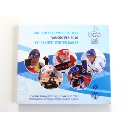 Sada oběžných mincí Slovenská republika / 2010 / ZOH Vancouver