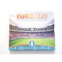 Sada oběžných mincí Slovenská republika / 2021 / ME ve fotbale