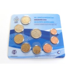 Sada oběžných mincí Slovenská republika / 2010 / ZOH Vancouver