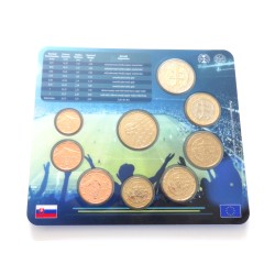 Sada oběžných mincí Slovenská republika / 2021 / ME ve fotbale