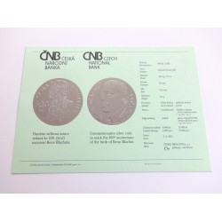 500 Korun - 500 Kč / 2013 / 100. výročí narození Beno Blachuta / PROOF
