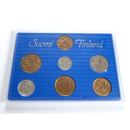 Sada oběžných mincí Finsko / 1990 /
