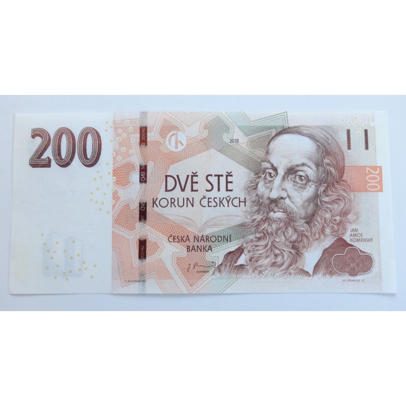 200 Korun - 200 Kč / 2018 M76 / UNC /