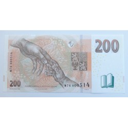200 Korun - 200 Kč / 2018 M76 / UNC /