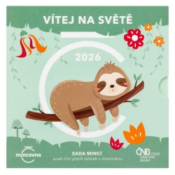 Sada oběžných mincí Česká republika / 2026 / Vítej na světě
