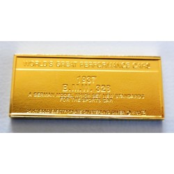Investiční slitek / 2,6g Ag (plátováno Au) / 1937 B.M.W. 328
