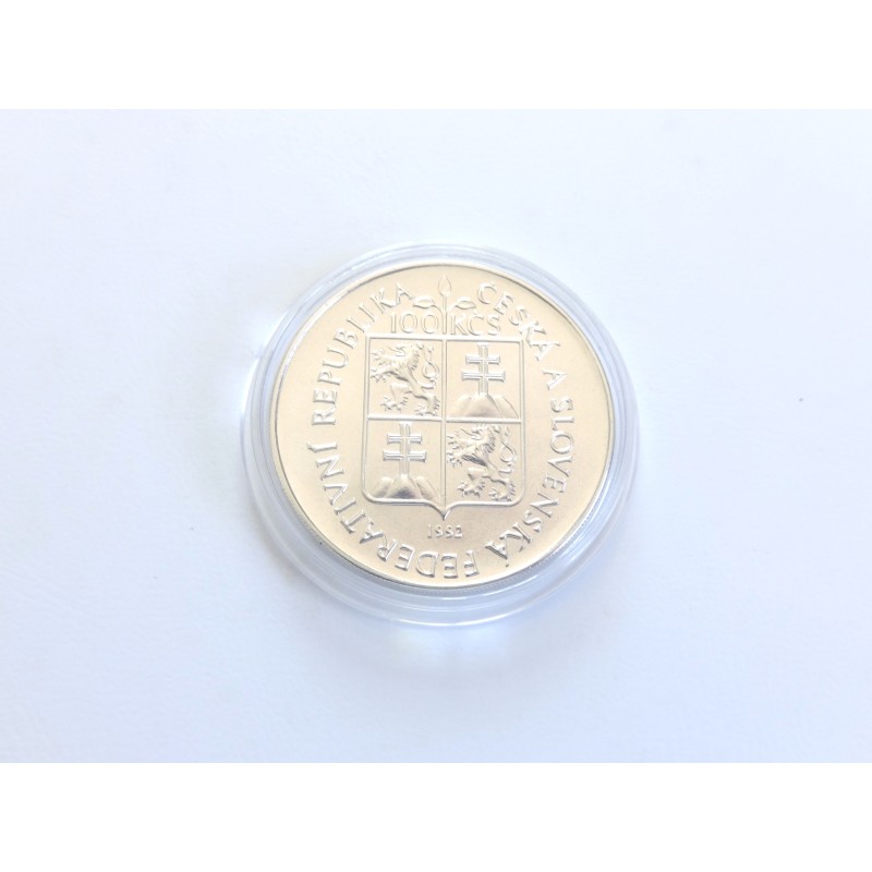 100 Korun - 100 Kčs / 1992 (zemské muzeum) / * 0/0