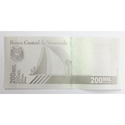 200000 Bolívares - 200000 B (Venezuela) / 2020 A / UNC / 100 ks