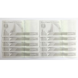 200000 Bolívares - 200000 B (Venezuela) / 2020 A / UNC / 10 ks