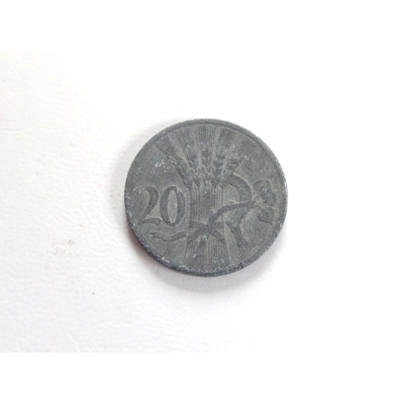 20 Haléřů - 20 h / 1940 / * 2/2