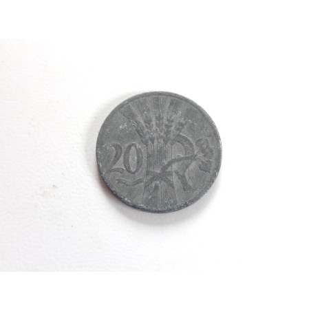 20 Haléřů - 20 h / 1940 / * 2/2