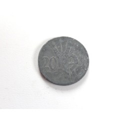 20 Haléřů - 20 h / 1940 / * 2/2