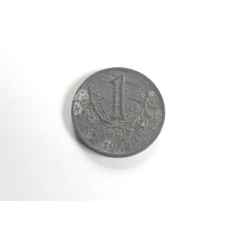 1 Koruna - 1 K / 1942 / * 2/2