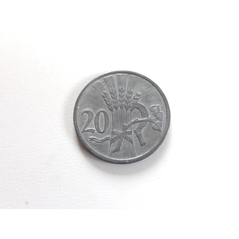 20 Haléřů - 20 h / 1942 / * 1/1