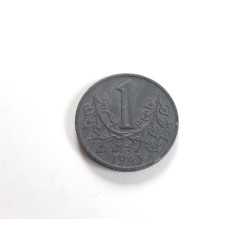 1 Koruna - 1 K / 1943 / * 1/1