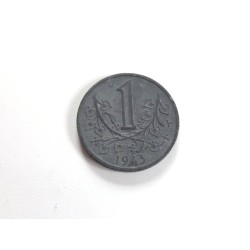 1 Koruna - 1 K / 1943 / * 1/1