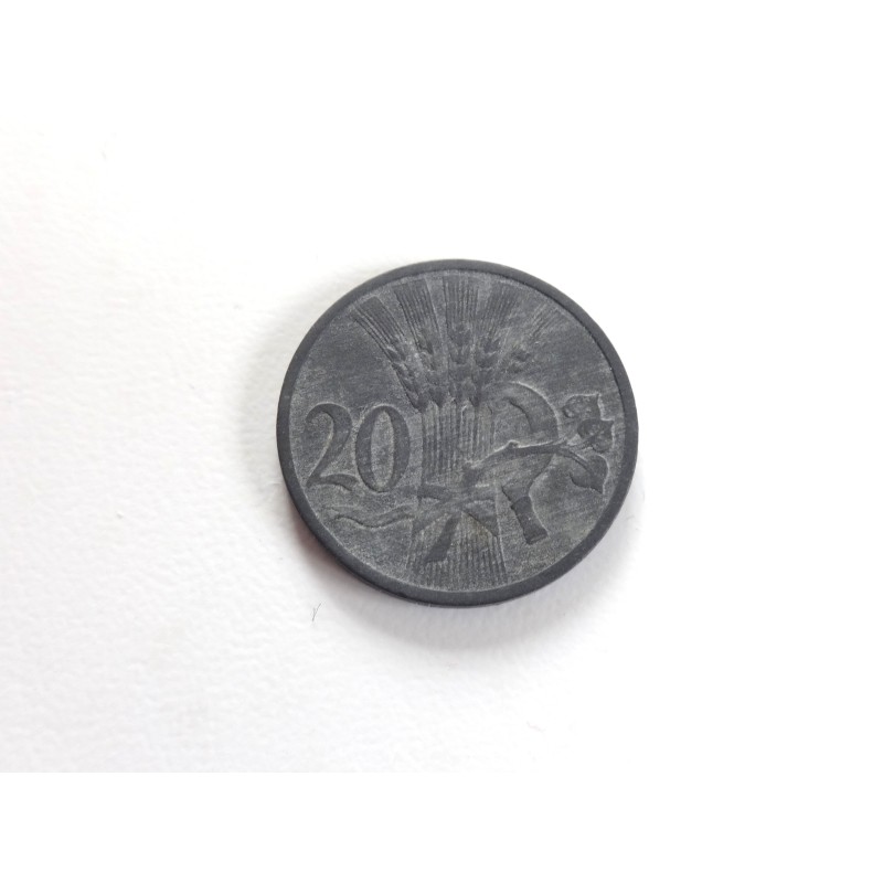 20 Haléřů - 20 h / 1943 / * 2/2