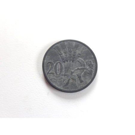 20 Haléřů - 20 h / 1943 / * 2/2
