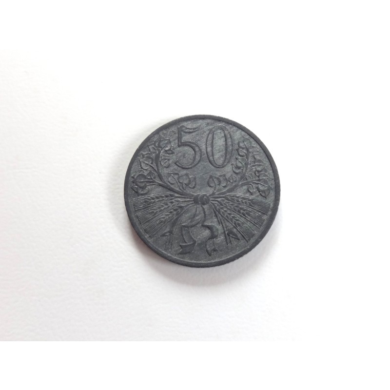 50 Haléřů - 50 h / 1944 R / * 2/2