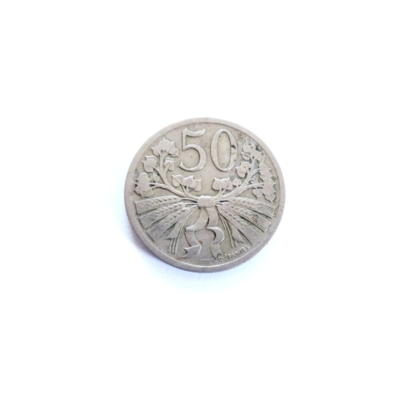 50 Haléřů - 50 h / 1927 RR / * 2/2