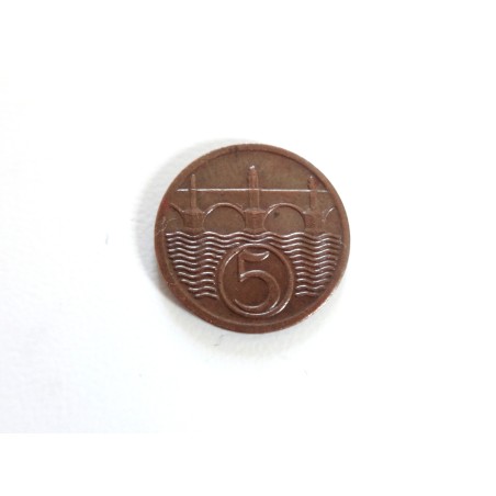 5 Haléřů - 5 h / 1925 / * 1/1