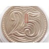 25 Haléřů - 25 h / 1933 (v/A) / * 0/0