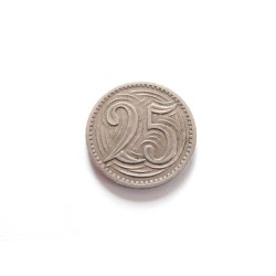 25 Haléřů - 25 h / 1933 (v/A) / * 1/1