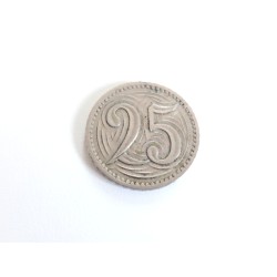 25 Haléřů - 25 h / 1933 (v/A) / * 2/2