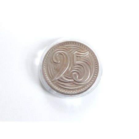 25 Haléřů - 25 h / 1933 (v/B) / * 0/0