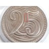 25 Haléřů - 25 h / 1933 (v/B) / * 0/0