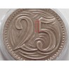 25 Haléřů - 25 h / 1933 (v/B) / * 0/0