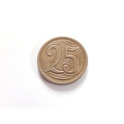 25 Haléřů - 25 h / 1933...
