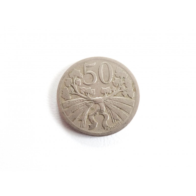 50 Haléřů - 50 h / 1922 / * 2/2