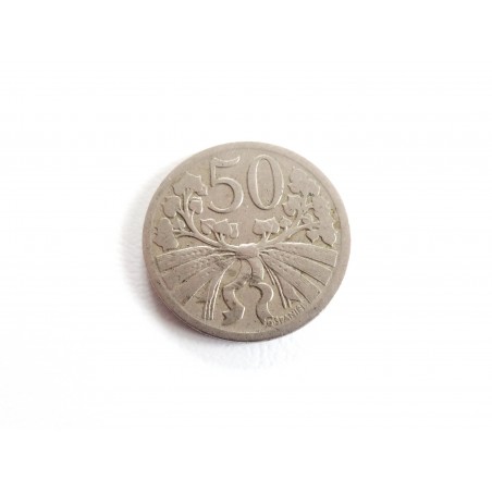 50 Haléřů - 50 h / 1922 / * 2/2