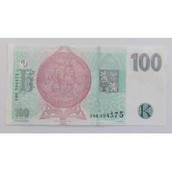 100 Korun - 100 Kč / 2018 J08 / UNC /