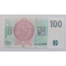 100 Korun - 100 Kč / 2018 J09 / UNC /