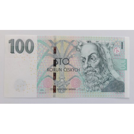 100 Korun - 100 Kč / 2018 J77 / UNC /