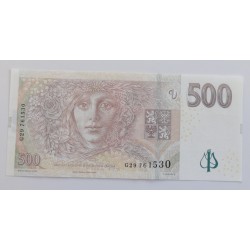 500 Korun - 500 Kč / 2009 G29 / UNC /