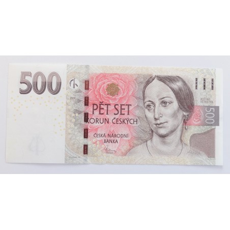 500 Korun - 500 Kč / 2009 G29 / UNC /