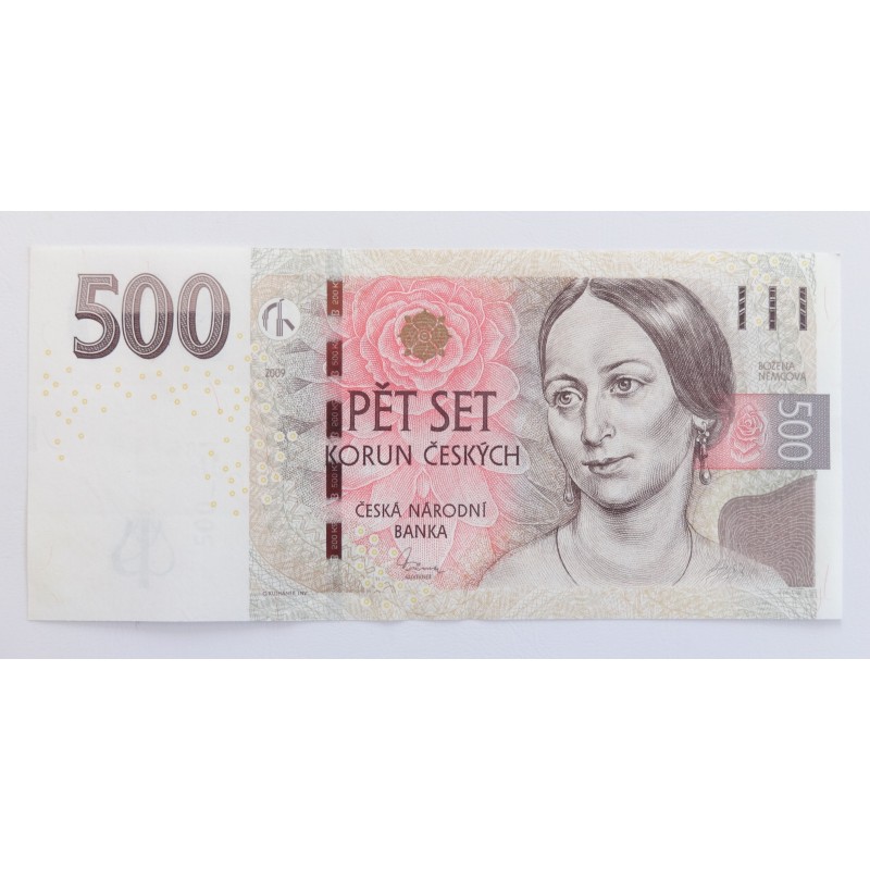 500 Korun - 500 Kč / 2009 G52 / UNC /