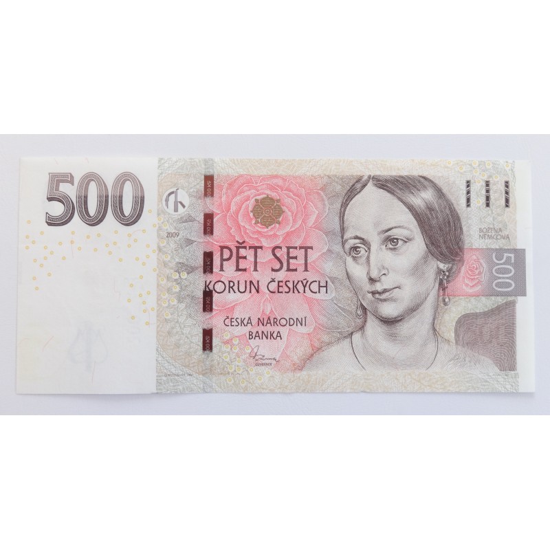 500 Korun - 500 Kč / 2009 G56 / UNC /