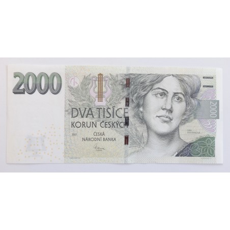 2000 Korun - 2000 Kč / 2007 K01 / UNC /