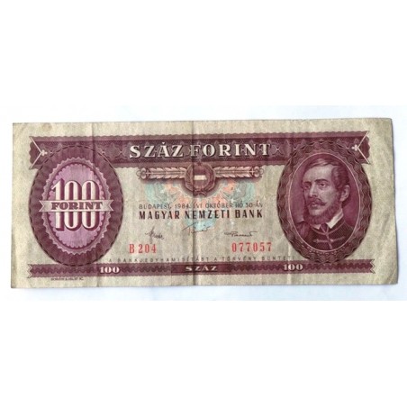 100 Forint - 100 Ft / 1984 B204 / * 2/2