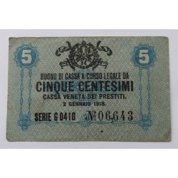 5 Centesimi - 5 C / 1918 G...