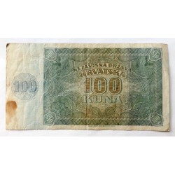 100 Kuna - 100 Kn / 1941 H / * 2/2