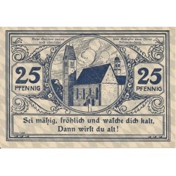 25 Pfennig / Bad Wörishofen / 1921 / UNC