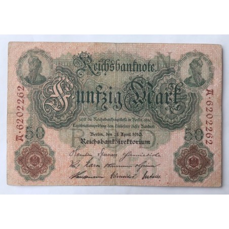 100 Mark - 100 ℳ / 1910 A/N / * 2/2